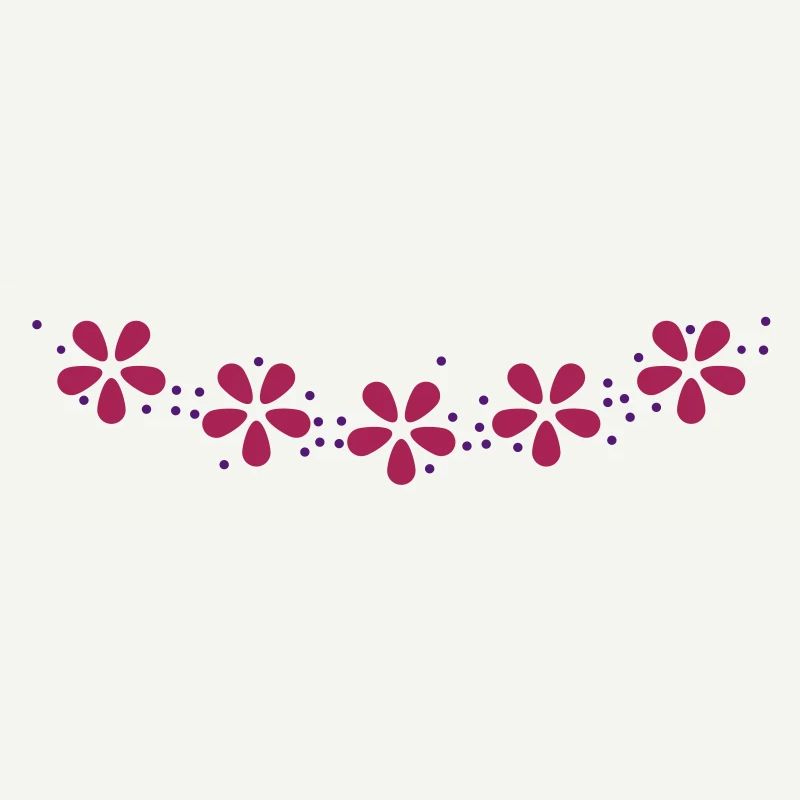 Guirlande de fleurs / guirlande de fleurs (2c)