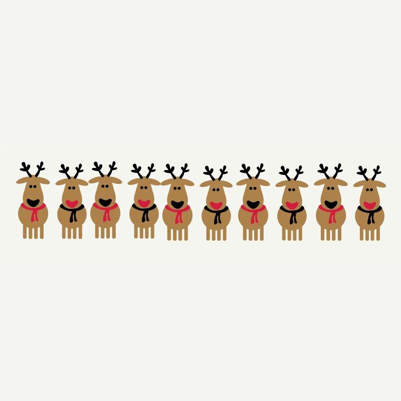 christmas reindeer crew