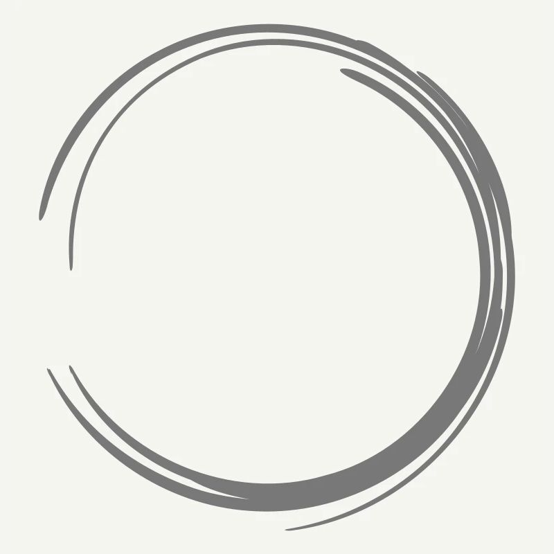 Dekorativer Kunst Ring oder Kreis als Rahmendesign