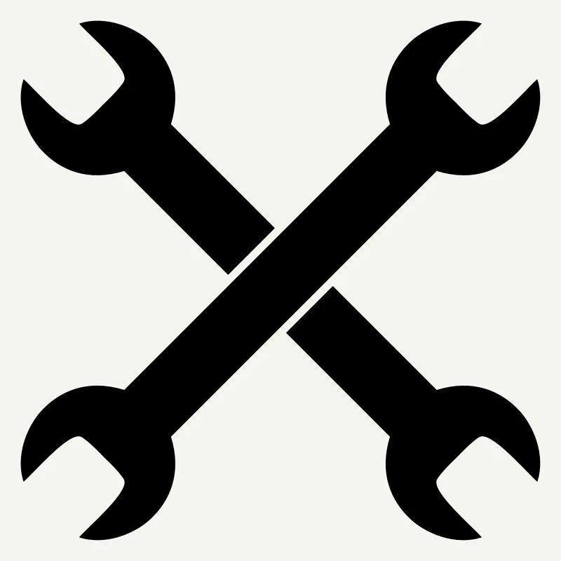 2 Wrench Logo Design