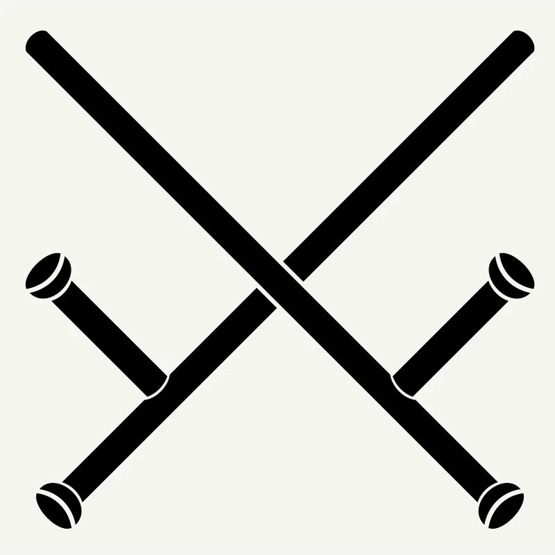 Faiseur d'opinion - Baton - Tonfa - croisé