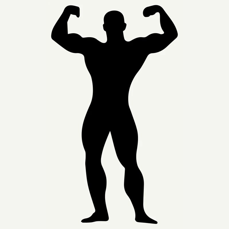 flexing man
