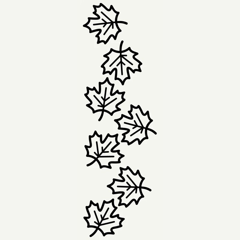 Feuille d’érable feuilles d’automne icône