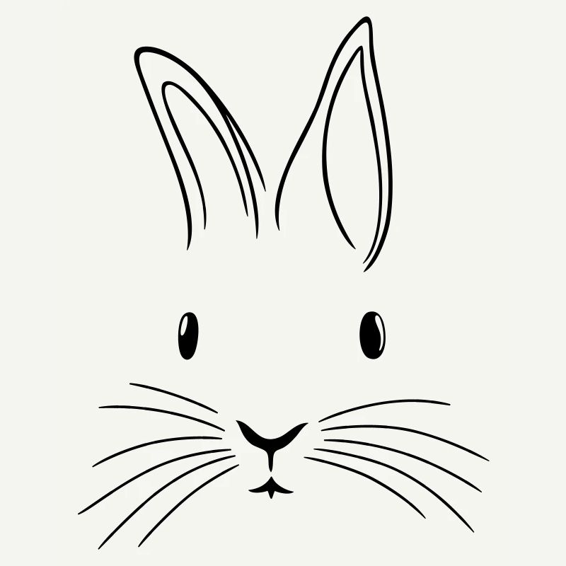 Minimalist Easter Easter Floppy Ear