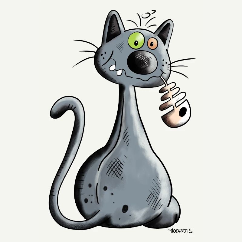 Schwarze Katze