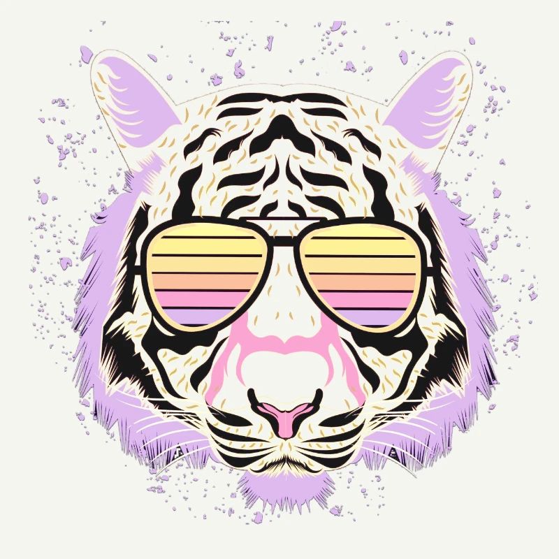 Tiger Psychedelic Eyewear Style