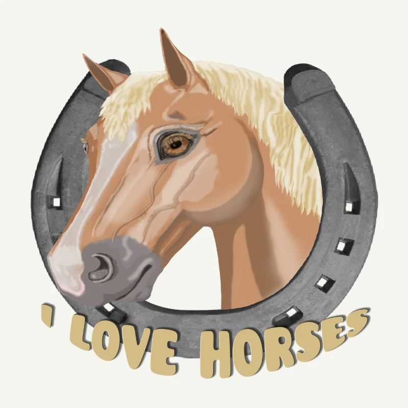J’aime les chevaux cheval cheval