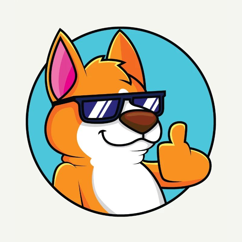 Cooler Fuchs - Daumen hoch
