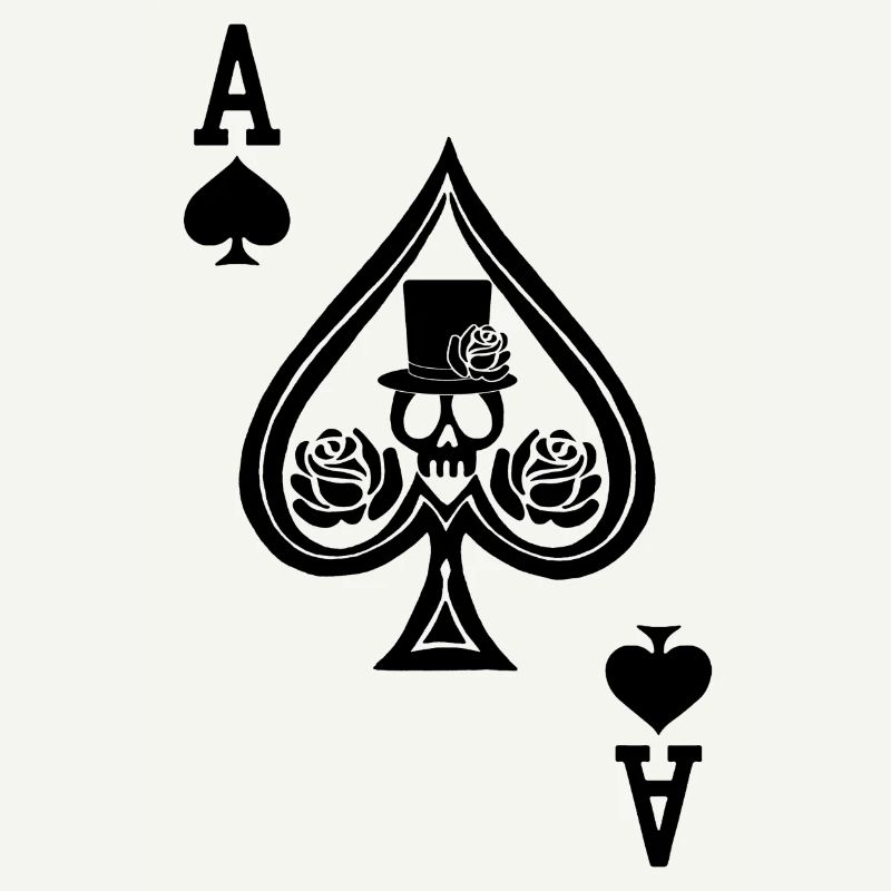 Spades skull