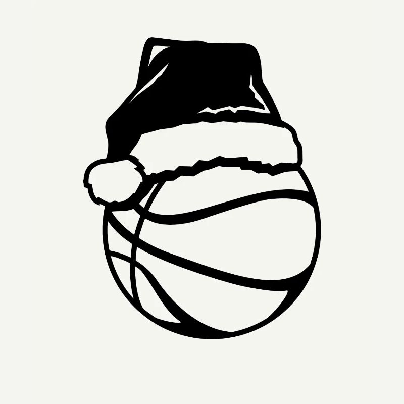 Weihnachten Basketball