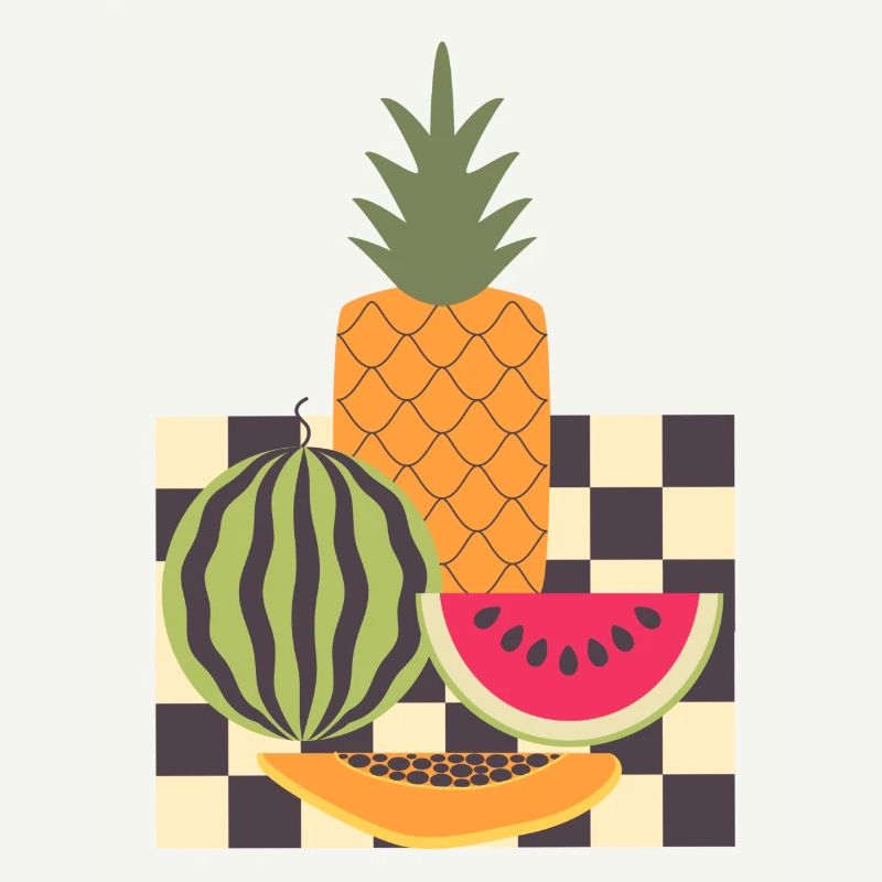 Abstract fruit and geometry