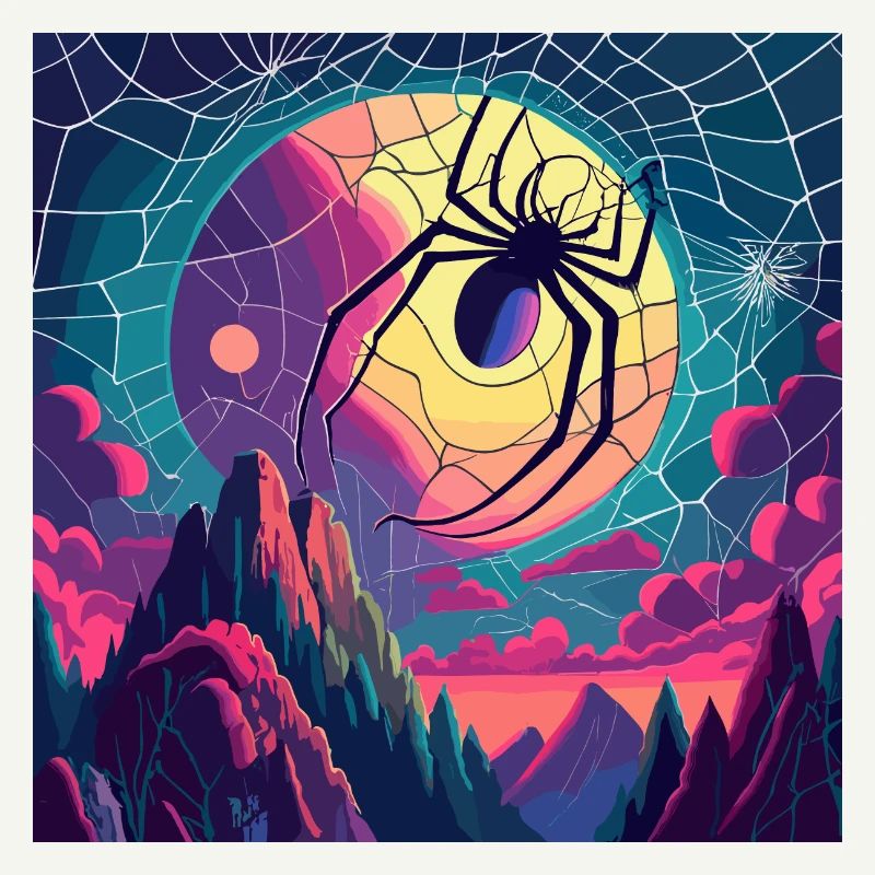 Toile d’araignée lunaire