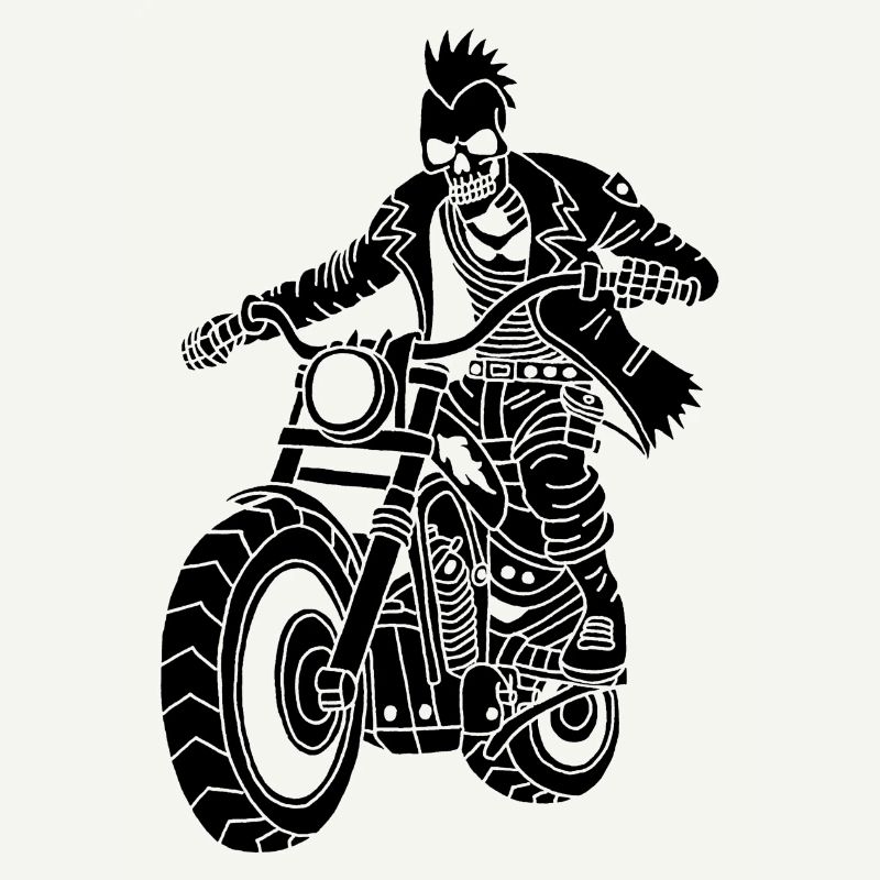 Der schwarze Biker aus der Hölle