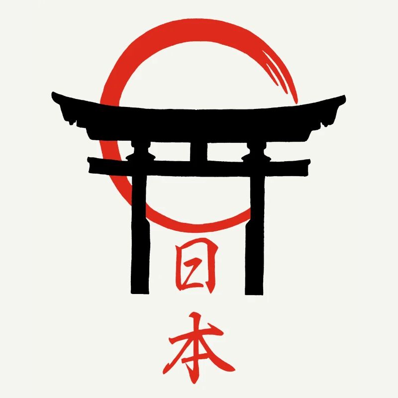 Torii-Tor (Schwarz)