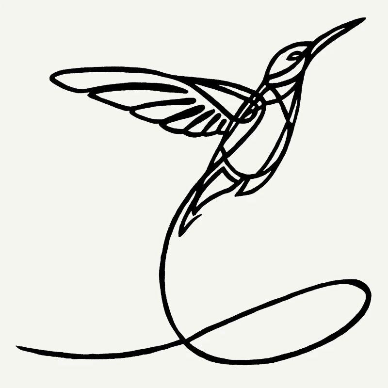 Black Strange Bird
