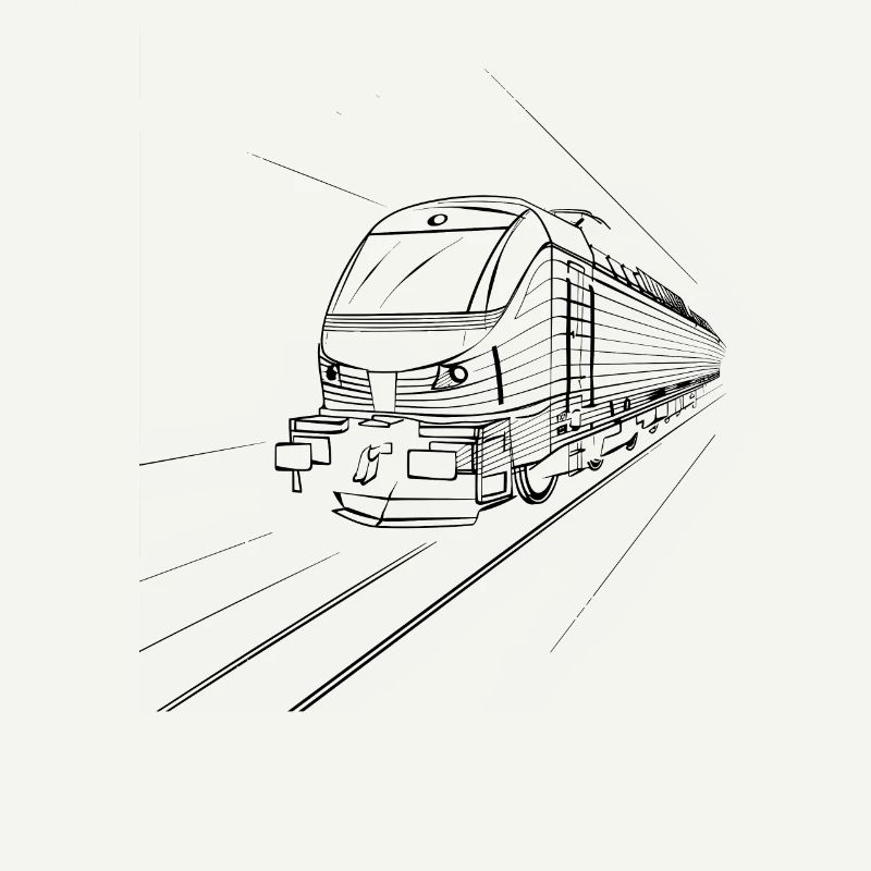 Croquis de train