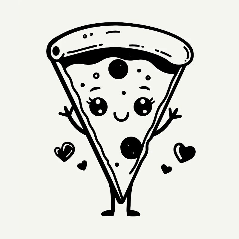 Pizza Caricature