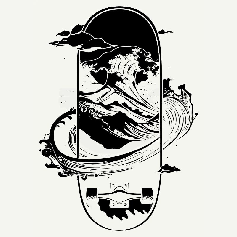 Graphismes de skateboard