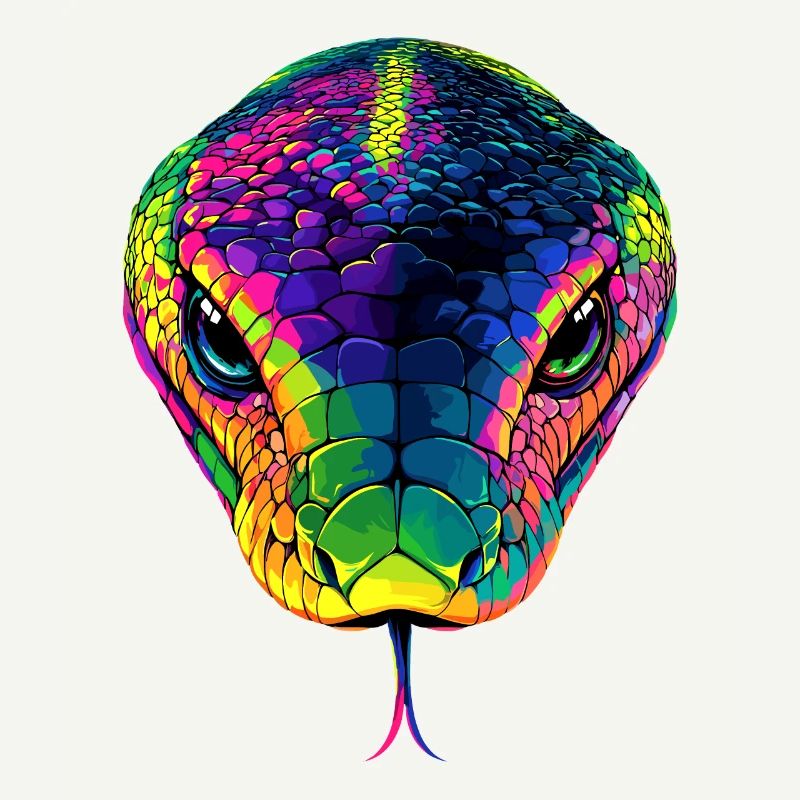 Serpent Python Cobra Mamba Serpent à sonnettes Serpent