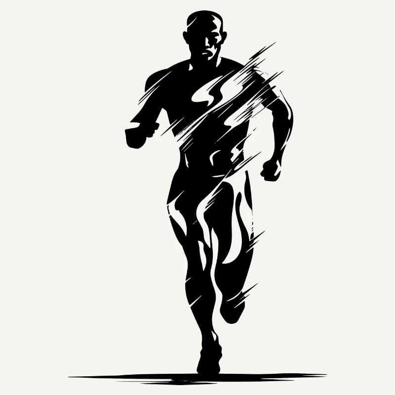 Jogger Drawing