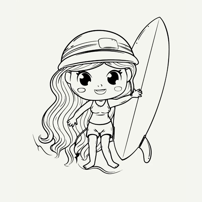 Petit surfeur