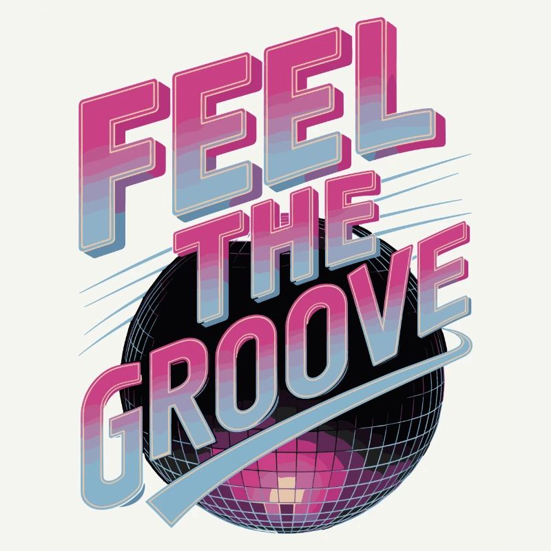 Ressentez le groove Retro Disco Dance Vibes