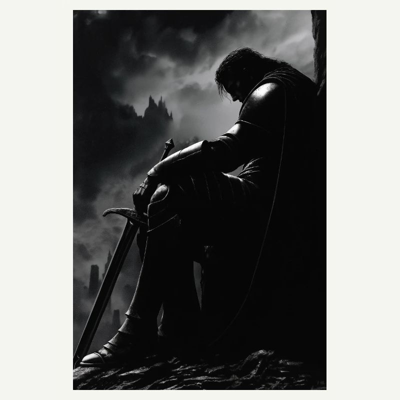 Poster Illustration Chevalier