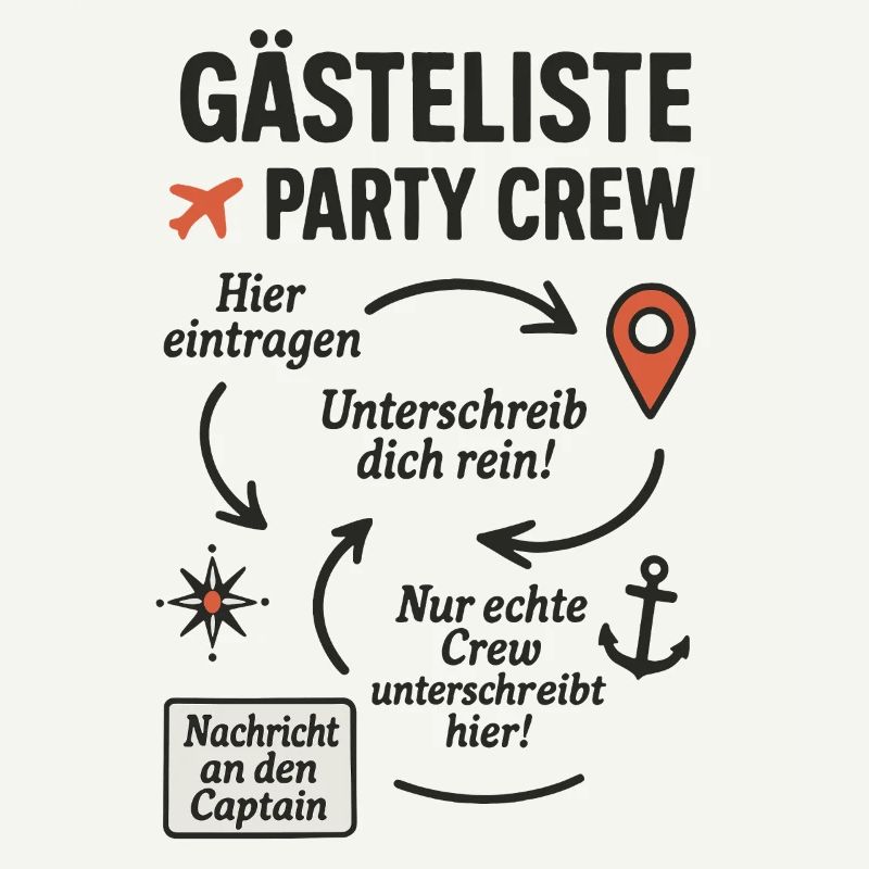 Gästeliste Party Crew