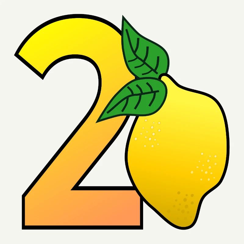 Number Twenty - Lemon - 20