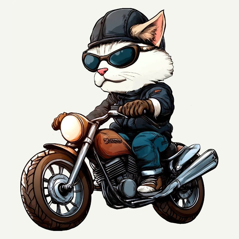 Chat Motard