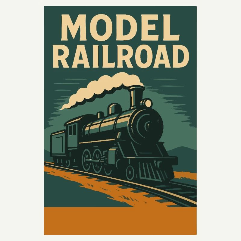 Illustration de train miniature