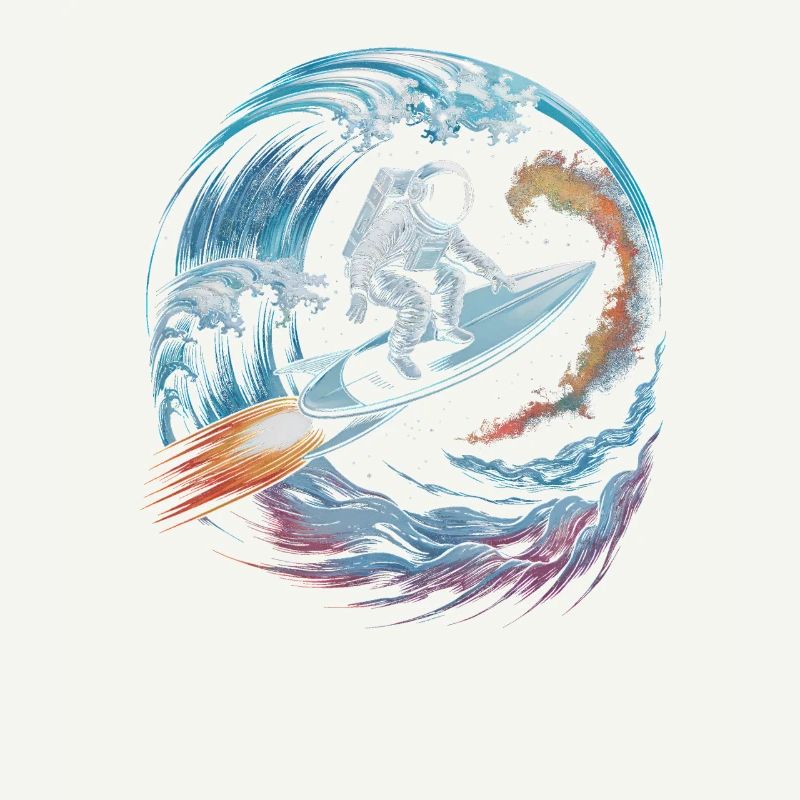 Les surfeurs de l'espace dans la tempête d'étoiles