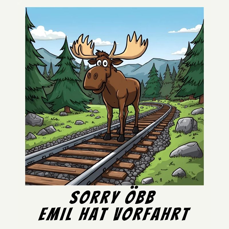 Sorry Bahn - Emil hat hier Vorfahrt