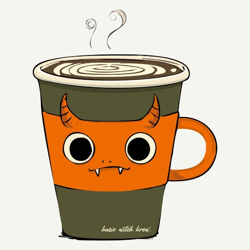 Breuvage de sorcière de base | Tasse à café drôle de démon