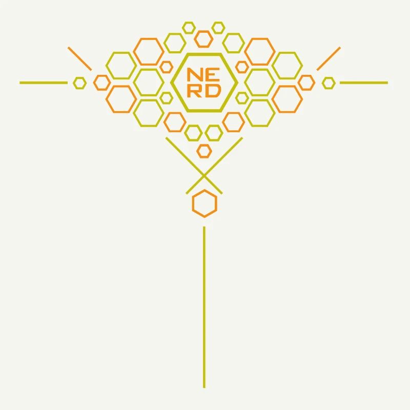 Nerd Hex Pattern Gradient