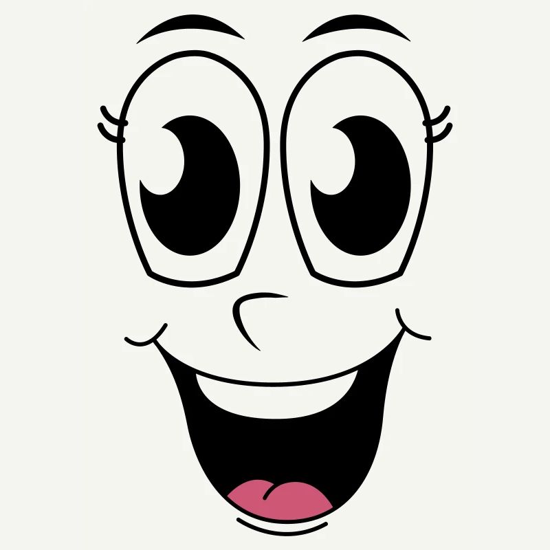 Visage heureux