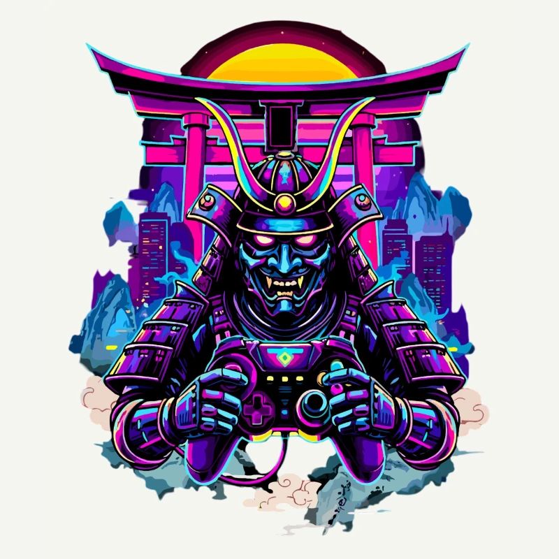 Samurai Mask gaming controller Sythwave gaming