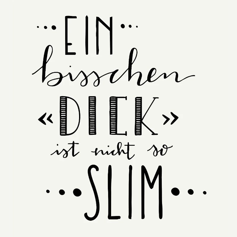 Ein bisschen dick ist nicht so slim – Selbstliebe