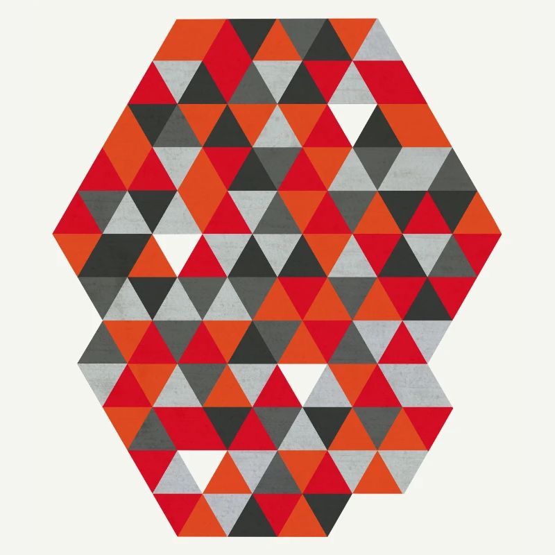 Geometrisches Hexagon Geometric Triangles 