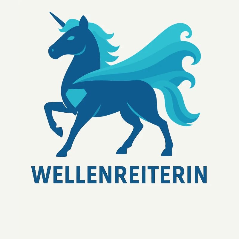 Fier Surfeur de Vagues, Puissance de Licorne, Mer