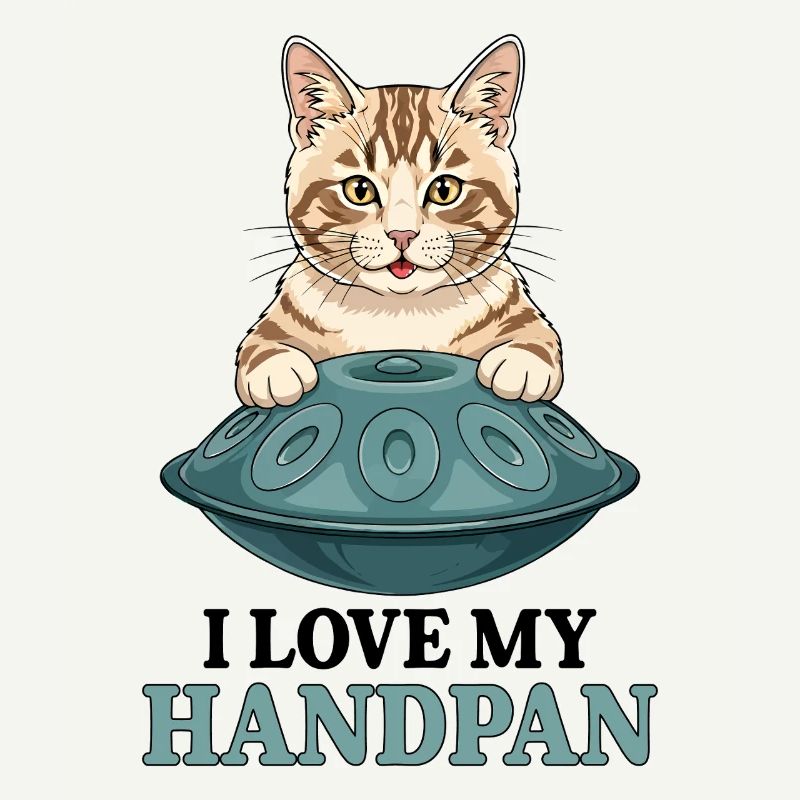Handpan Cat