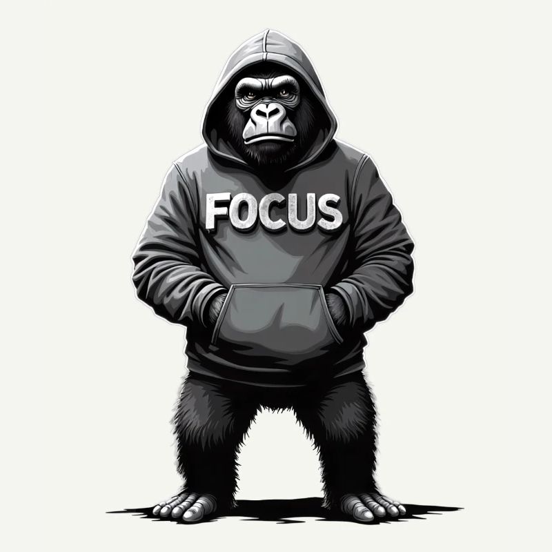 Concentration Gorille Effort Motivation