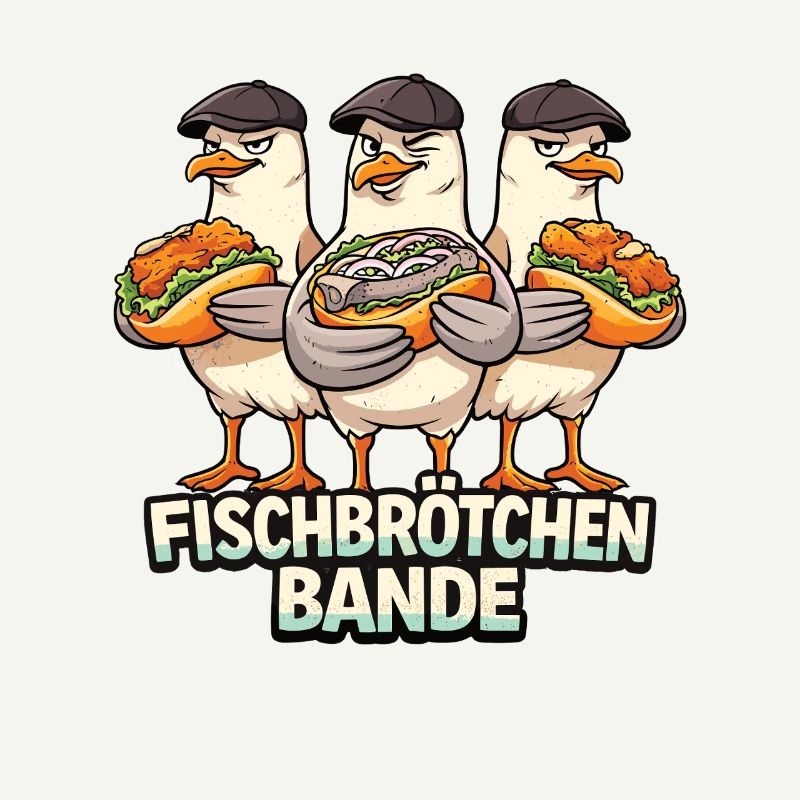 Fischbrötchen Bande – Lustige Möwen Crew