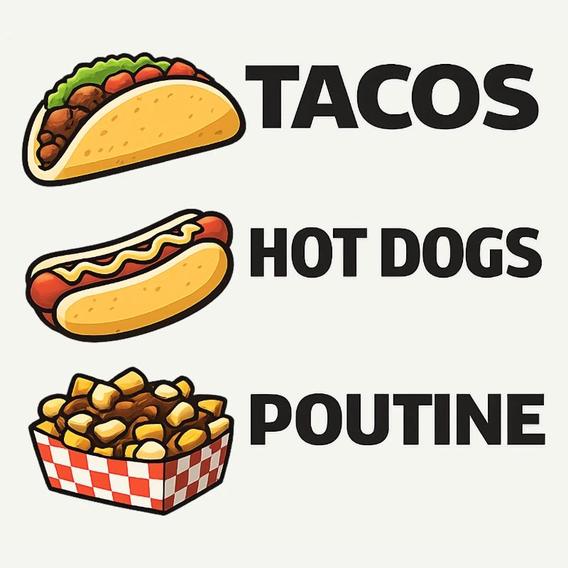 Tacos Hot Dog Poutine