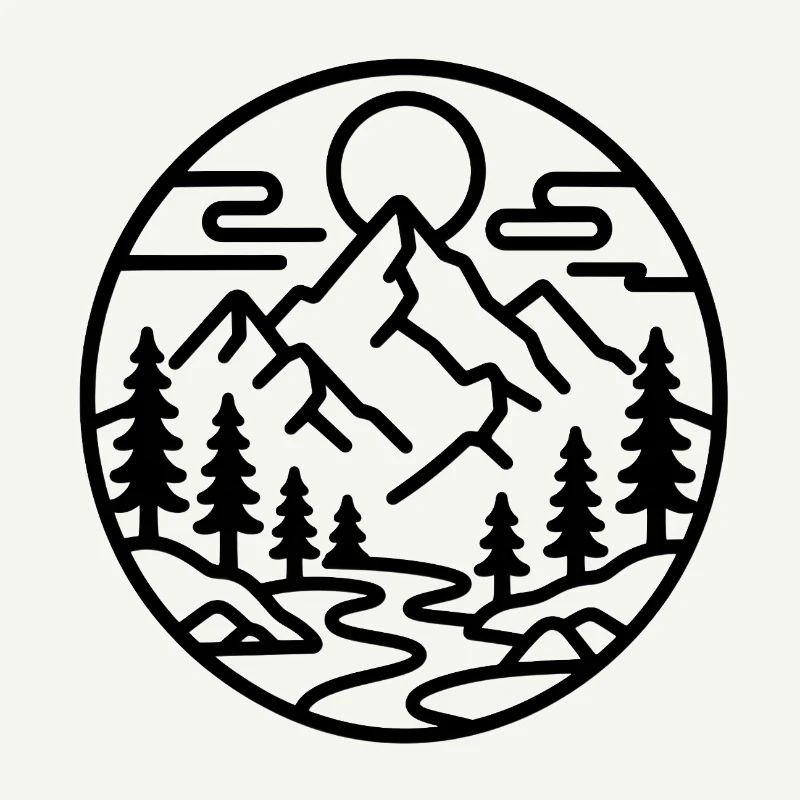 Mountain Forest Emblem