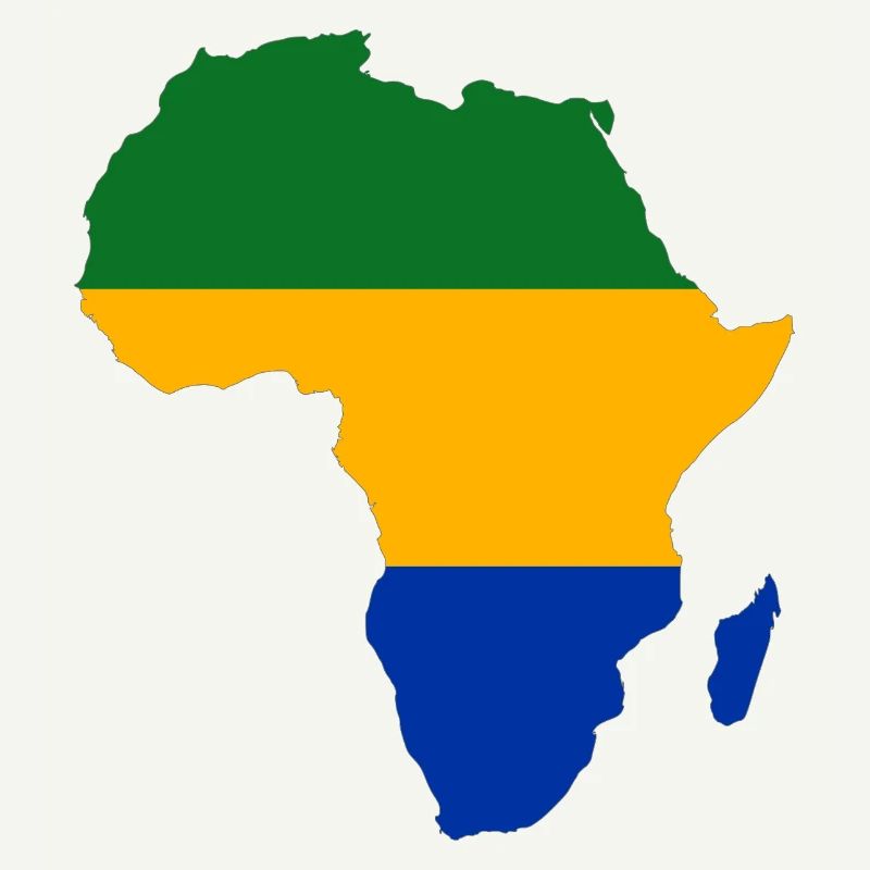 Gabon_Flagge_Afrika