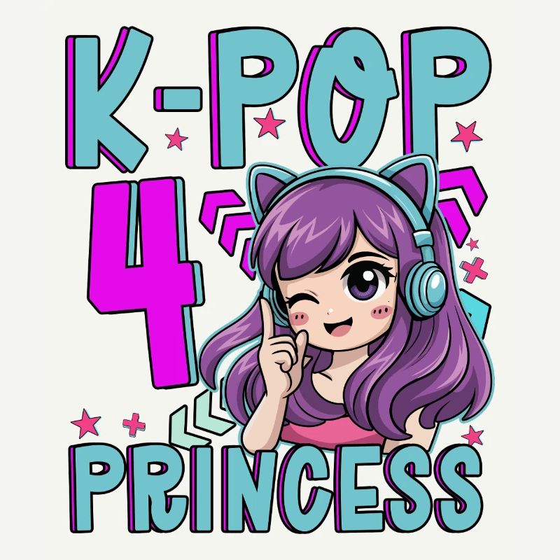 Princesse K-Pop Anniversaire de 4 ans