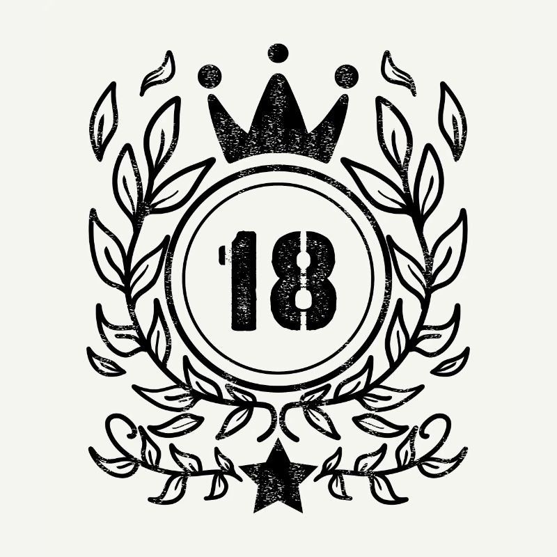 Couronne de 18 ans - 18 ans