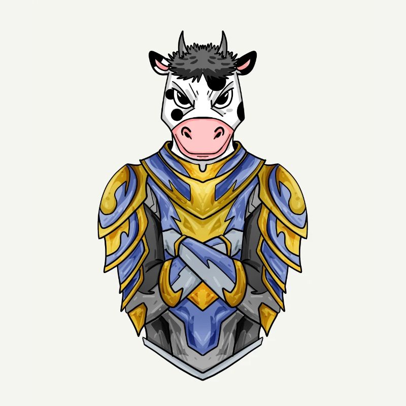 Knight Cow Crusader