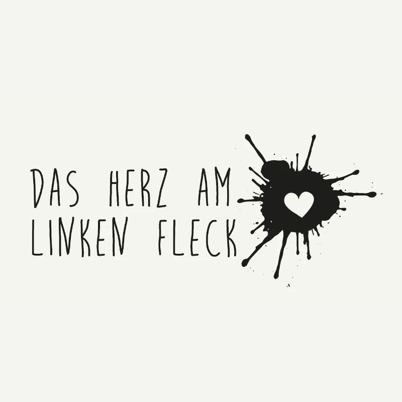 Das Herz am linken Fleck, Farbklecks